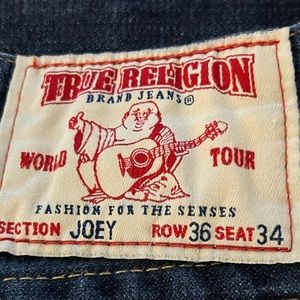 True religion Joey jeans. Wide leg flair 36/34.
